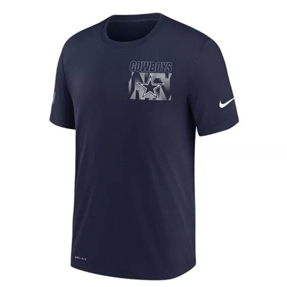 NWT Nike Dallas Cowboys Dri-Fit Cotton Facility On Field Apparel T-shirt